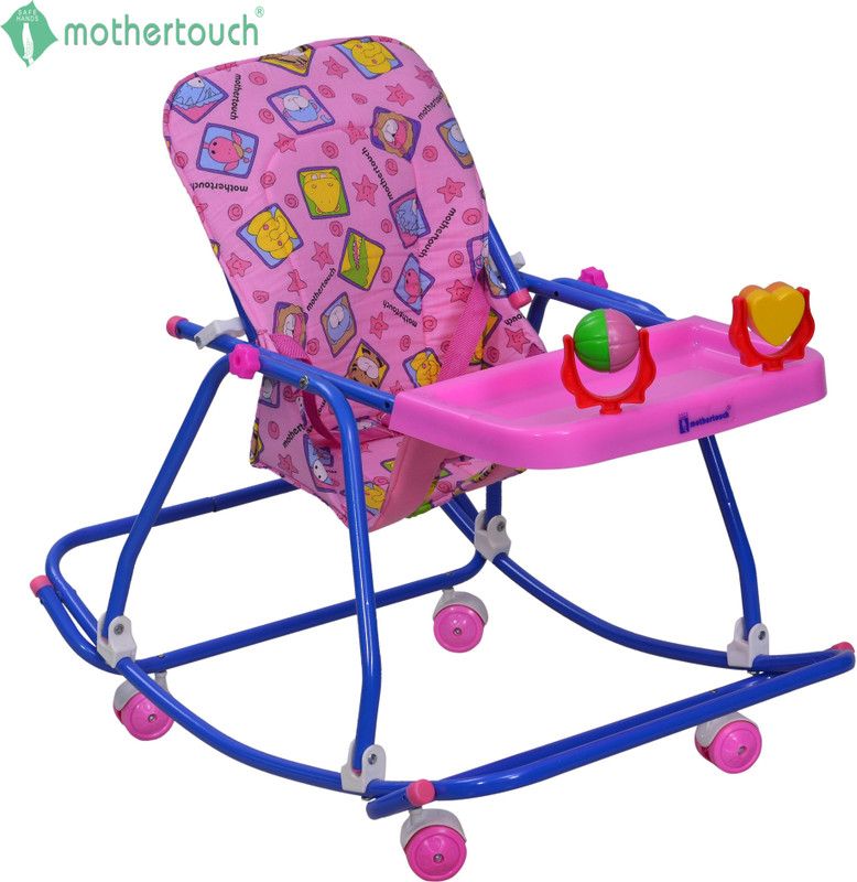 MOTHERTOUCH 3-in-1 Walker With Parent Rod  (Pink)