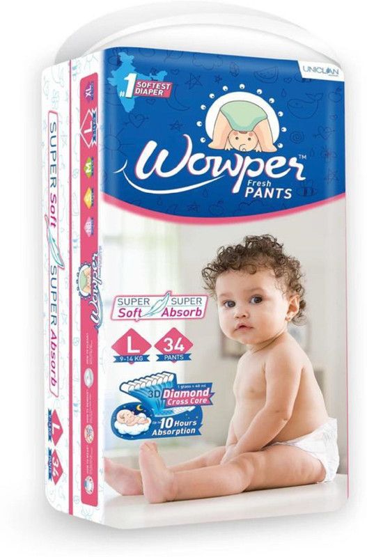 Wowper Fresh Pant L (34 Pieces) - L  (34 Pieces)