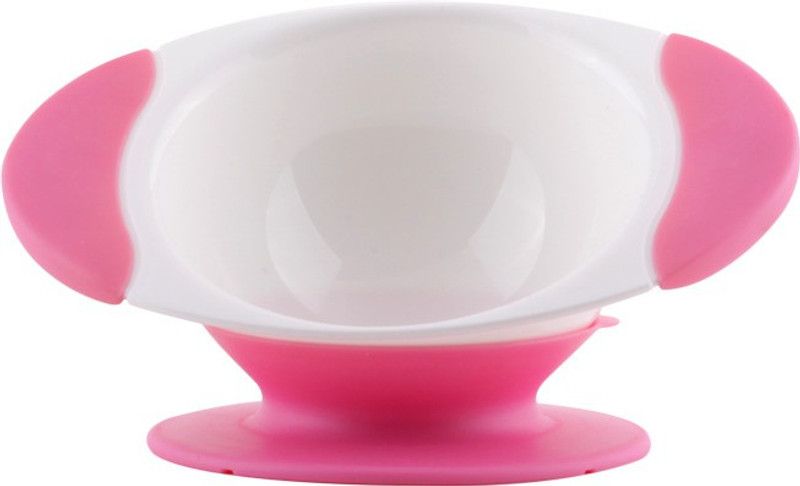 FARLIN 360° Baby Bowl - Pink - Food Grade Plastic  (Pink)