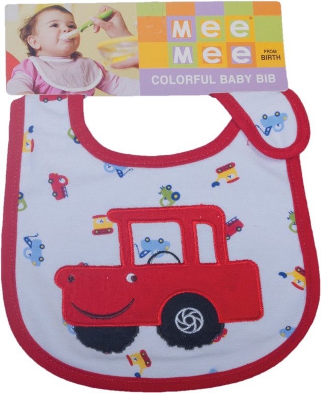 MeeMee Baby Bib  (Red)