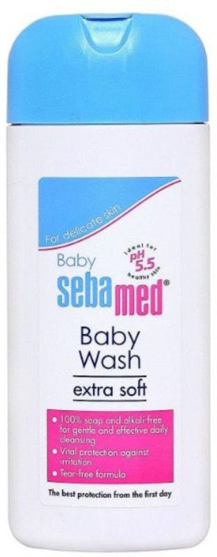 Sebamed Imported Extra Soft Baby Wash For Delicate Skin pack 200 x 2  (2 x 200 ml)