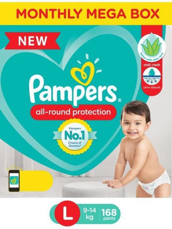 Pampers pants l 168 - L  (168 Pieces)