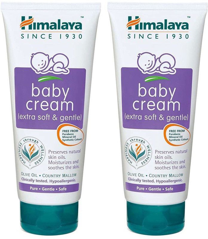 HIMALAYA Baby Cream Extra Soft & Gentle - 100ml (Pack of 2)  (200 ml)