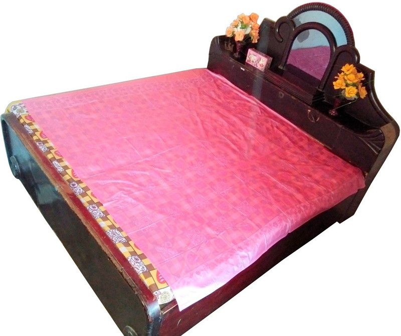 DEEROSITA Plastic Baby Bed Protecting Mat  (Pink, Free)