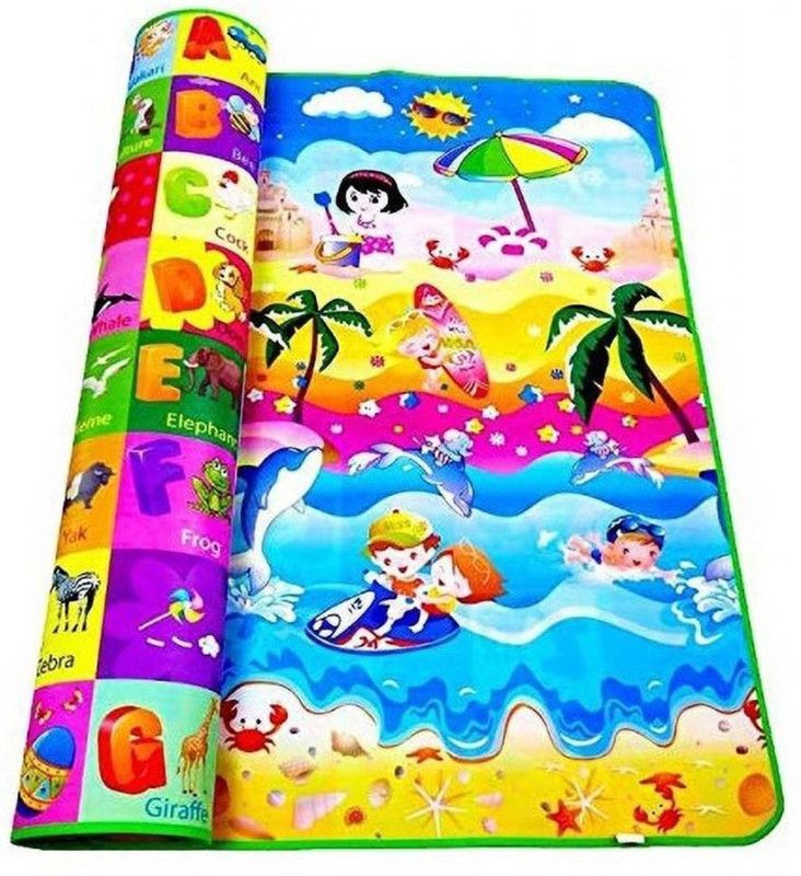Shiv Traders Nylon Baby Play Mat  (Multicolor, Large)