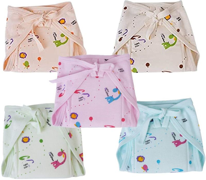 Xy Decor New Born Baby's -Hosiery Cotton Langot/Nappy Reusable (0-6 Month)Pack Of 10, S-1