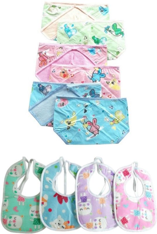 kachu 8 Piece Set Of Bibs And Nappy Combo