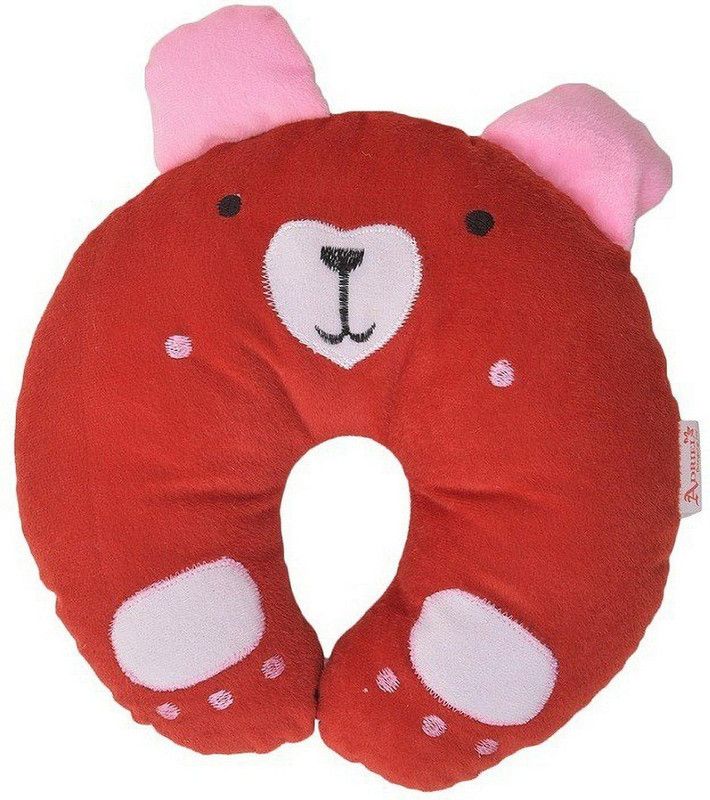 ADRIEL BRINGING JOY Foam Solid Baby Pillow Pack of 1  (Red)