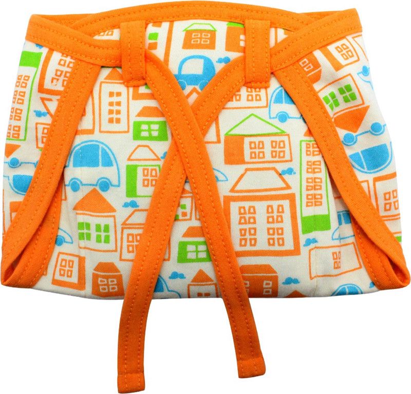 Born Babies Born Babies® Cotton Hosiery Cloth Reusable Wide Padded Baby Nappy/Langot 6-9 Months (Pack of 2)