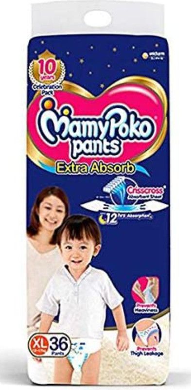 MamyPoko Pants Extra Absorb Diaper, Extra Large (Pack of 36) for Kids - XL  (36 Pieces)