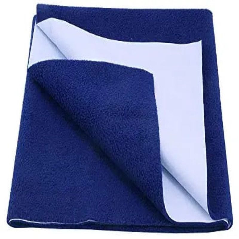 LORDWISH Cotton Baby Bed Protecting Mat  (ROYAL BLUE, Medium)