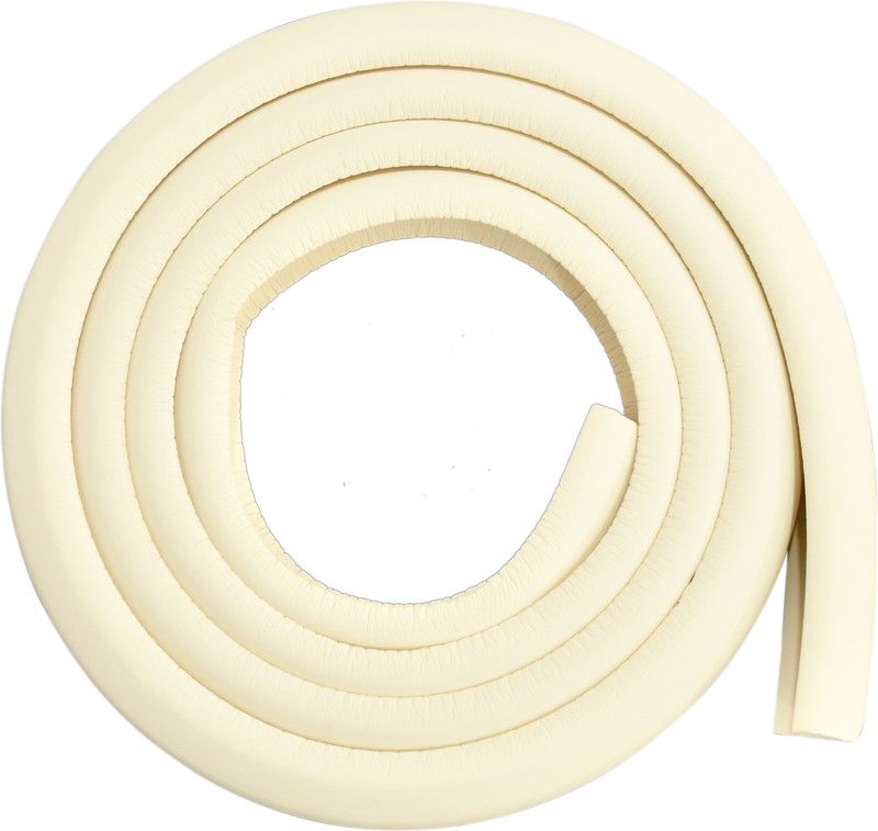Miss & Chief by Flipkart Baby Proofing 2 metre L-Shaped Edge Guards Roll | Child Safety Edge Protectors | Safety Accessories with Adhesive Tape for Babies/Kids/Children (White, Pack of 1)  (White)
