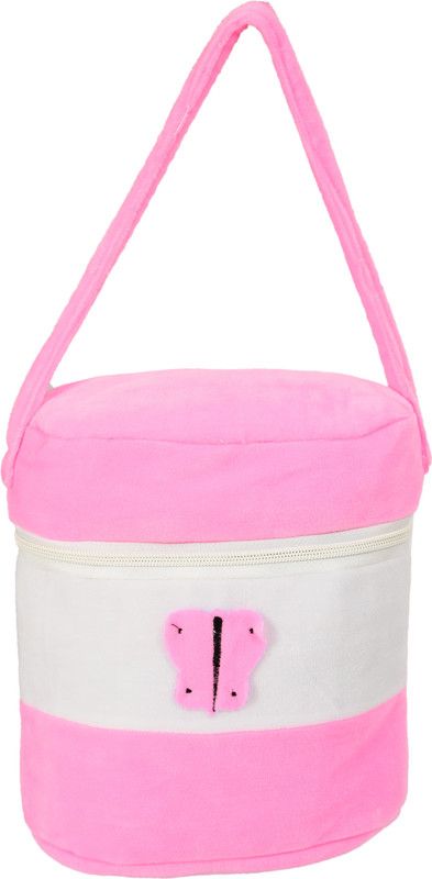 GURU KRIPA BABY PRODUCTS feeding baby bottle cover insulated Bag Feeder Cover for Baby Bottles Regular Size Feeding Warmer Narrow Neck Bottle Bag with Strap and Zip Dual Botel Space Pack of 1  (Pink)