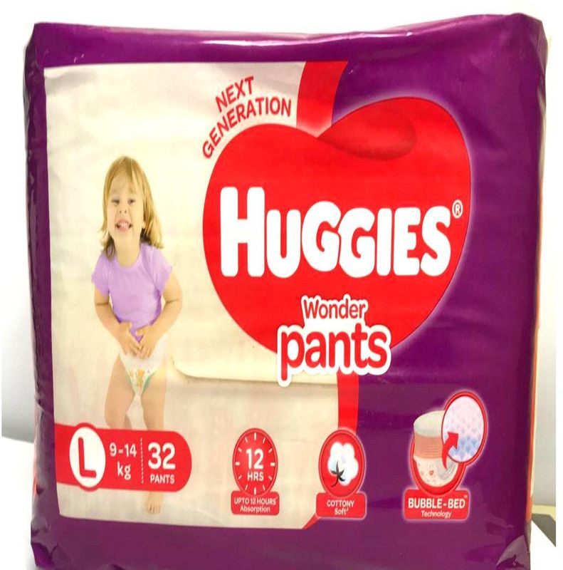 Huggies DIAPER - L  (32 Pieces)
