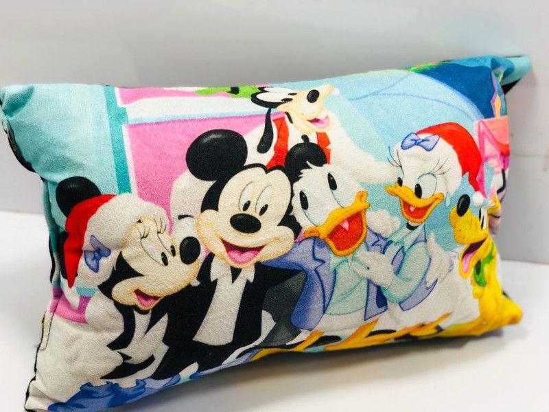 Molak Handloom BABY PILLOW 09 Microfibre Animals Baby Pillow Pack of 1  (Multicolor)