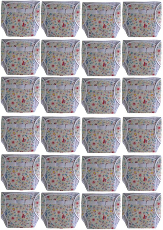 ATXP ATX Reusable Water Absorbant Plastic Nappy - M  (24 Pieces)