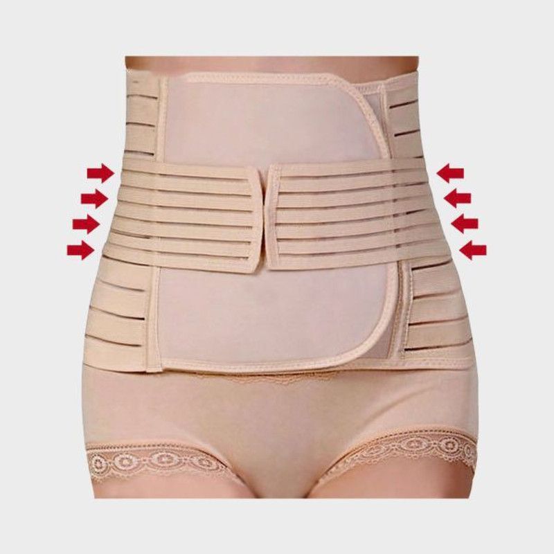 Nucarture pregnancy belt after delivery c section delivery maternity support belt for normal delivery, abdominal belt women(80-110cm)  (Beige)
