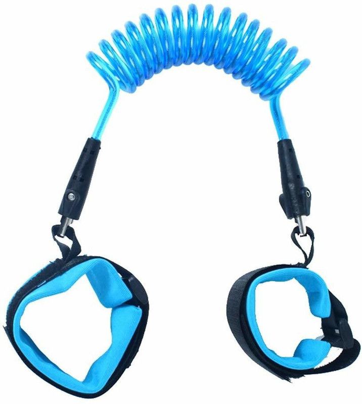 SYGA 1.5 Meter Anti Lost Safety Velcro Wrist Bracelet for Baby Child, With Extra Long Harness Strap Walking Hand Belt (Blue)  (Blue)
