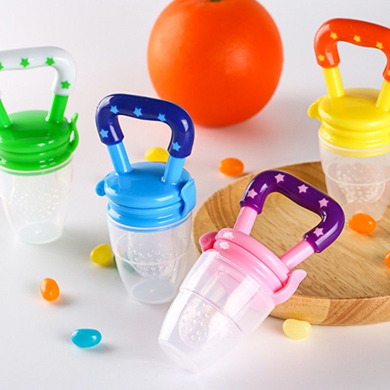 Sitrus Baby Nibbler Star Design , Baby Nibbler Pacifier(9 - 12 Months Baby) Feeder Teether and Feeder  (Multicolor, Green, Red)