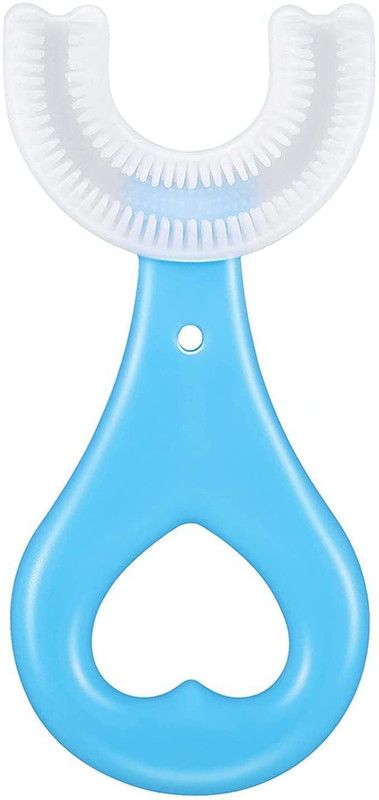 BKDT Marketing U Shaped Silicon Toothbrush for Kids Children Infant for 2-6 Years Mouth Clean Extra Soft Toothbrush