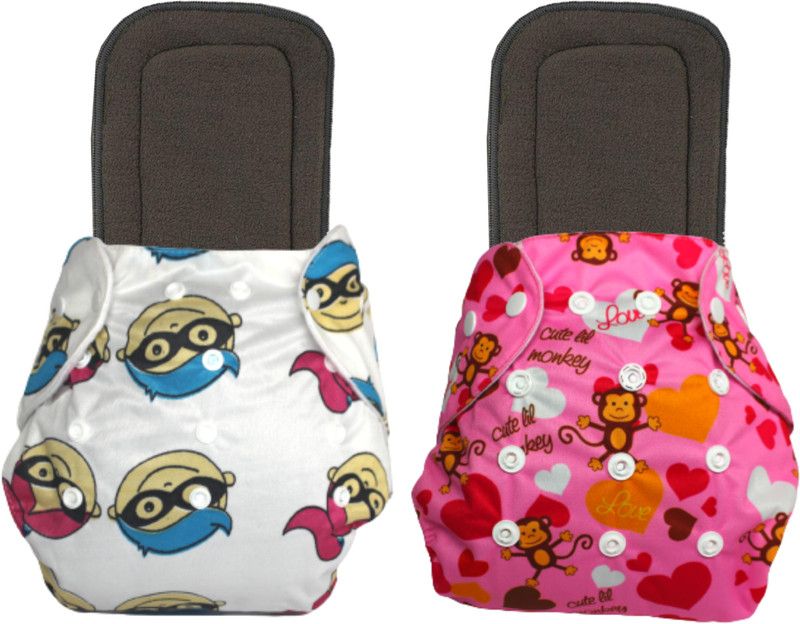 Hokista HK075 Reusable Cloth Diapers,Adjustable Size - XS