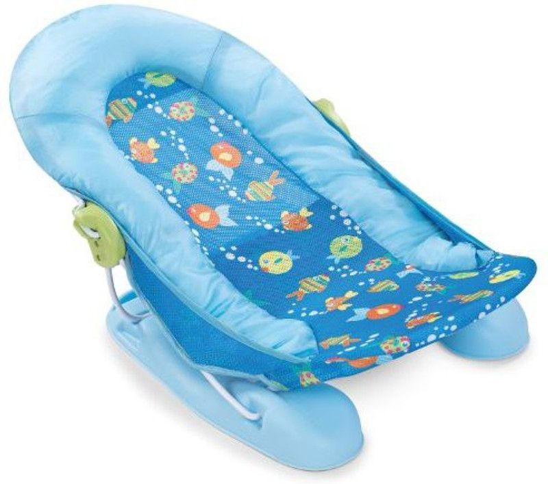 Summer Infants Mothers Touch Large Comfort Bather Bubble Fish  (Blue)