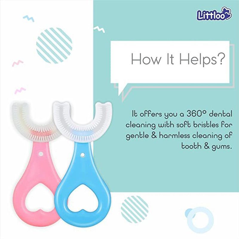 ASHVI CITY U-shape toothbrush (2Pcs) 16 Extra Soft Toothbrush  (2 Toothbrushes)