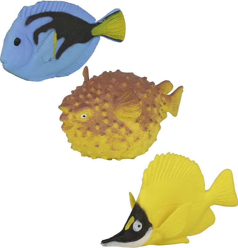 Boing Sea Fish Coloured Growing Magic Pets Bath Toy  (Multicolor)