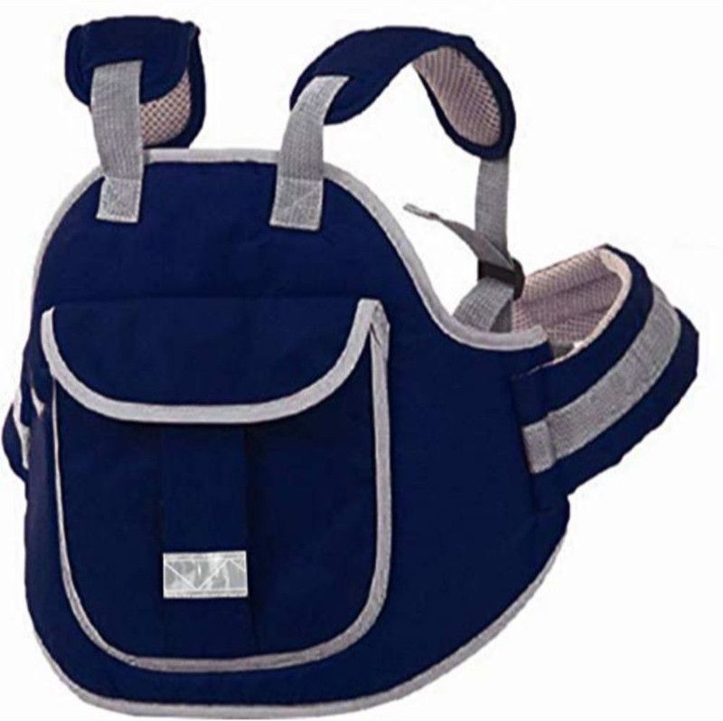 InEffable Children Motorcycle Safety Harness Baby Carrier  (Blue, White, Front Carry facing in)