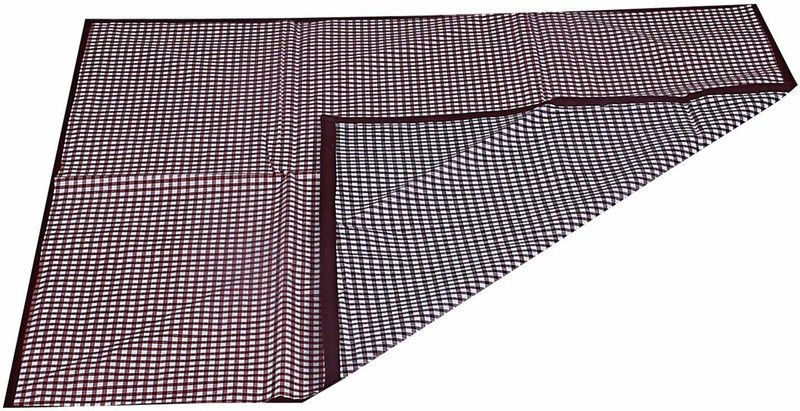 KUBER INDUSTRIES PVC (Polyvinyl Chloride) Baby Bed Protecting Mat  (Maroon & Red, Free)