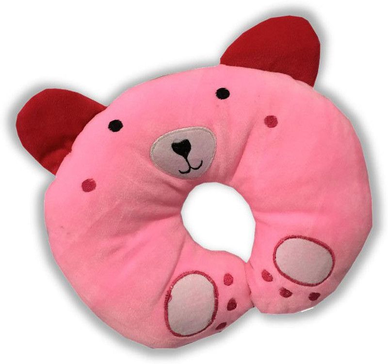 InEffable Cotton Animals Baby Pillow Pack of 2  (Pink)
