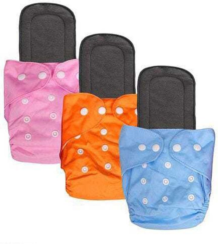 MEEOWMEE Reusable, washable baby cloth diaper/ button diaper , free size adjustable baby diaper with high quality insert Free . 0 to 24 months