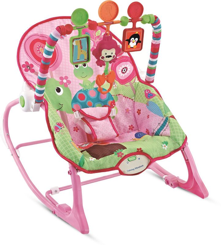 Miss & Chief by Flipkart Portable Metal Vibration Bouncer  (Multicolor)