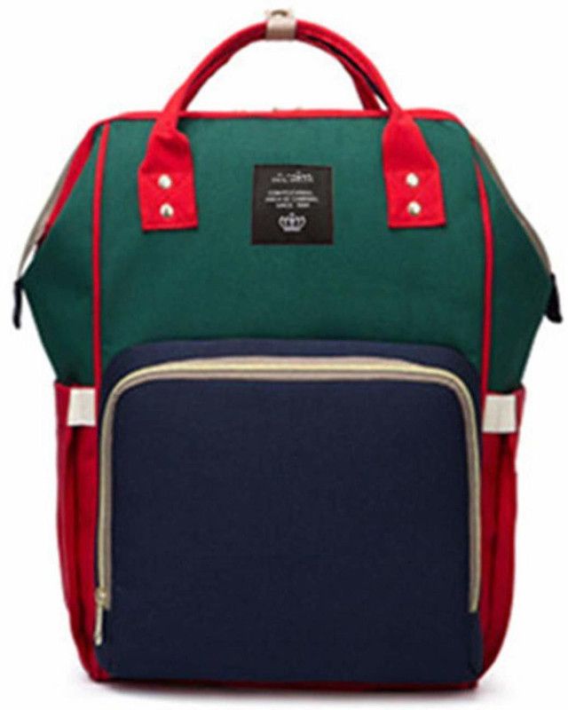 HOUSE OF QUIRK Baby Bag Maternity Backpack Diaper Bag  (Blue, Green)