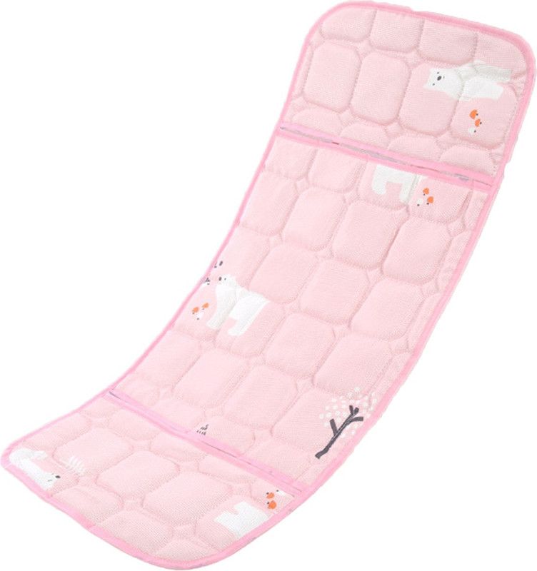 SYGA StrollerCushion-PolarBear-Pink Stroller Pram Pad