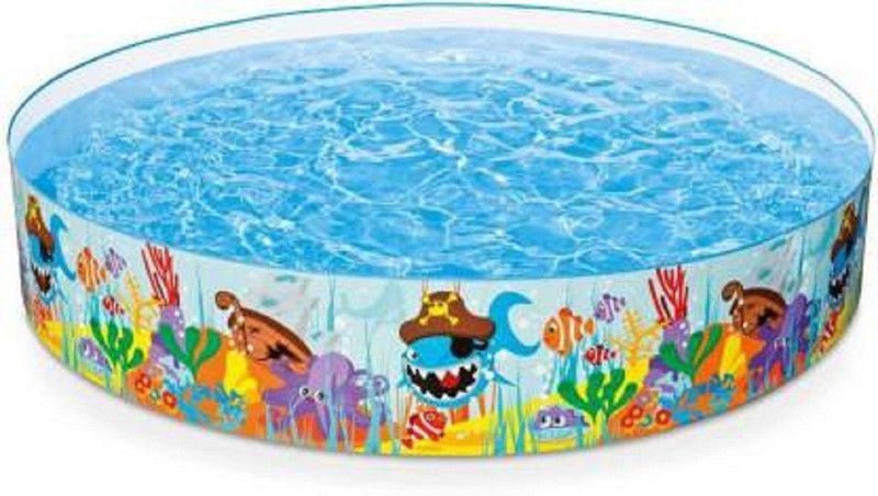 SSTOYS 4 Feet Kids Water Pool Bath Tub Swimming Pool Bath Toy  (Multicolor)
