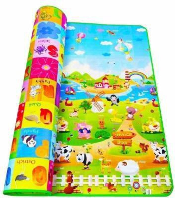 Polyester Baby Play Mat  (Multicolor, Extra Large)