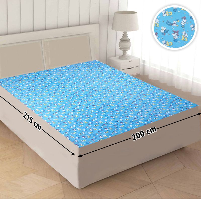 GURU KRIPA BABY PRODUCTS Plastic Baby Bed Protecting Mat  (Blue, Extra Large)