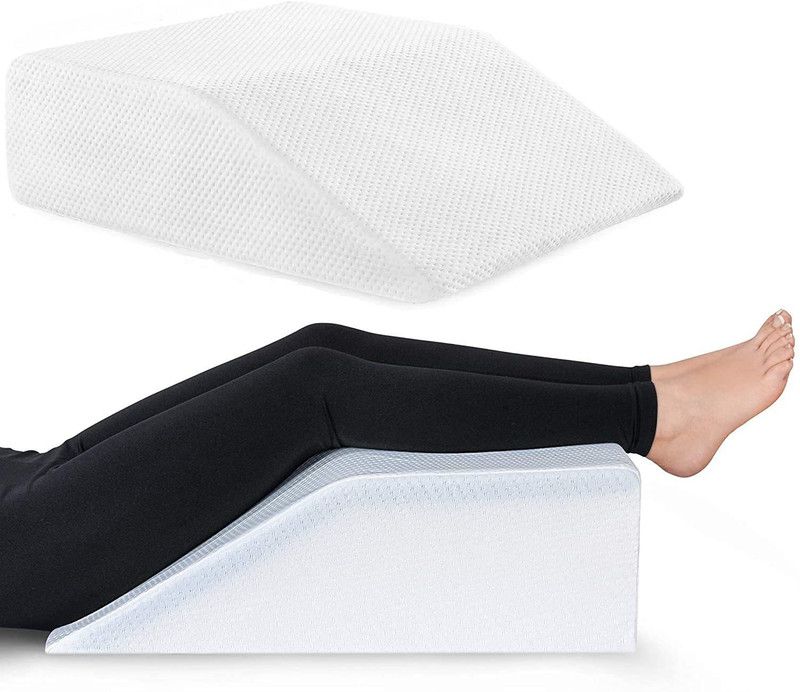 FITLANCE Memory Foam Geometric Pregnancy Pillow Pack of 1  (Multicolor)