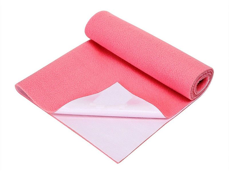 KUBER INDUSTRIES Microfiber Baby Sleeping Mat  (Pink, Large)