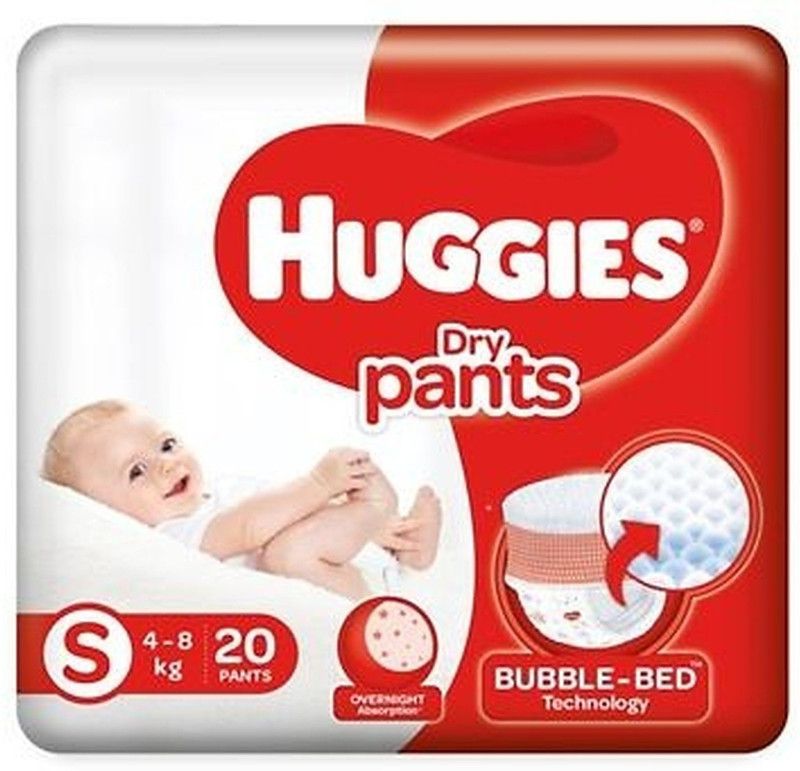 Huggies Dry Pants Large Size Diapers S 20 - S  (20 Pieces)