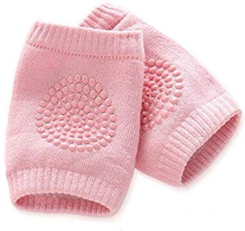 WALLSTREETCART Kids Knee Gourd Pink Baby Knee Pads  (Plain)