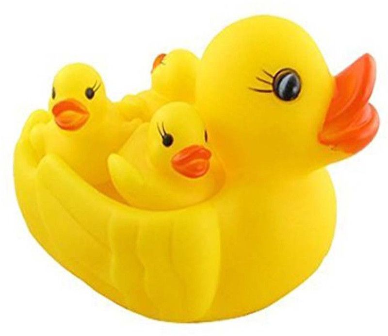 Firstep 4 Duck Family Bathing Toys Bath Toy  (Yellow)