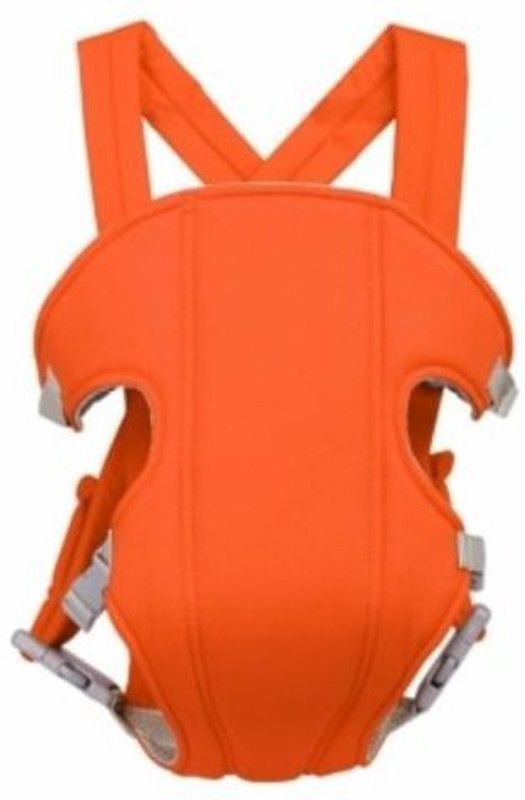 Onshoppy Kids Baby Carrier 1 Pc Adjustable 4-in-1 with Comfortable Head Support & Buckle Straps  Baby Carrier  (Orange, Front Carry facing in)