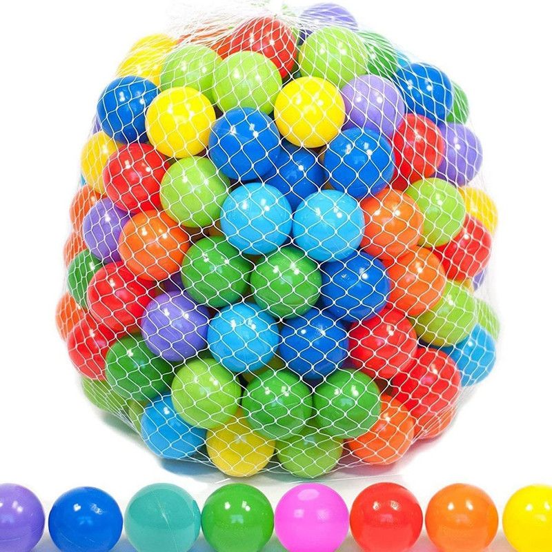GoodLuck Baybee 72pcs Large Big Size Plastic Kids Pool Ball for Kids 8cm 24pcs Non Toxic Balls for Kids Big Size Bath Toy (Multicolor) Bath Toy  (Multicolor)