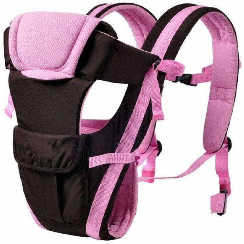 Antil's Baby Carrier Bag Black Pink Baby Carrier  (Multicolor, Front carry facing out)
