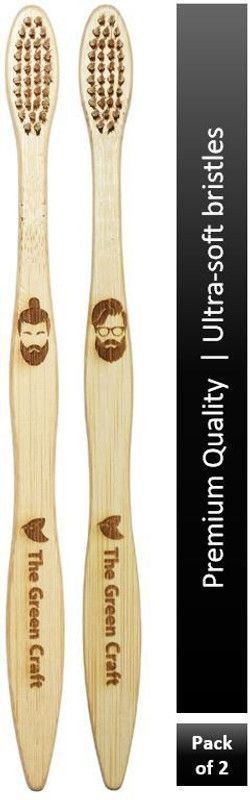 The Green Craft CTB-B-S-S-B2-1 Ultra Soft Toothbrush  (2 Toothbrushes)
