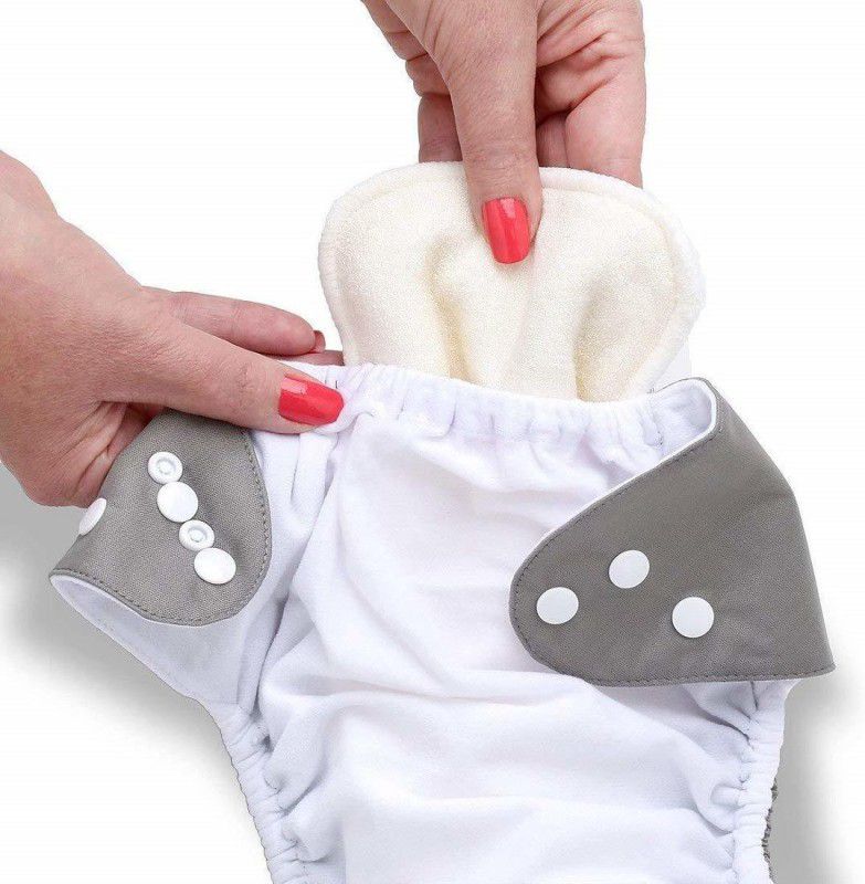 Tip 'n' Top Re-Usable Baby Diapers with Snap Buttons for Size Adjustment (3-36 Months)