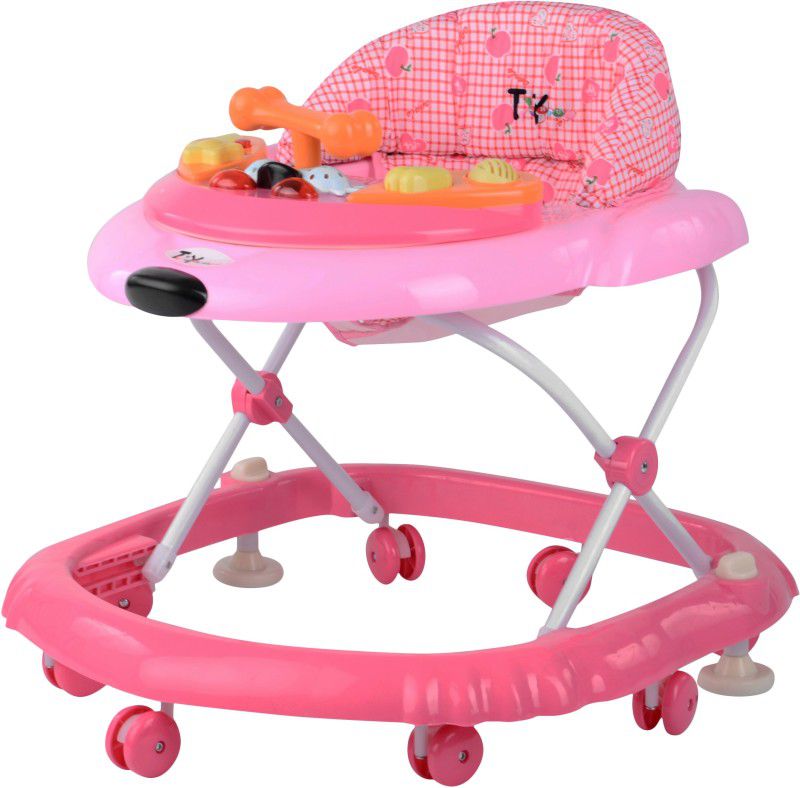 Toy House Musical Activity Walker  (Pink)