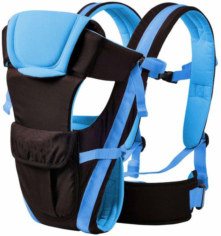 Antil's Baby Carrier Bag Baby Carrier  (Blue, Black, Front carry facing out)